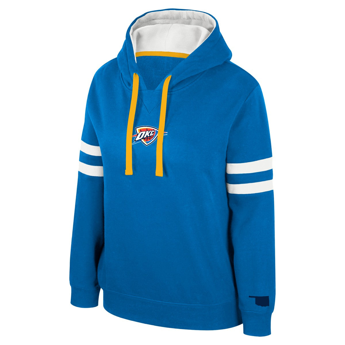 Oklahoma City Thunder Stadium Essentials Women's Road Game Pullover Hoodie - Blue sale