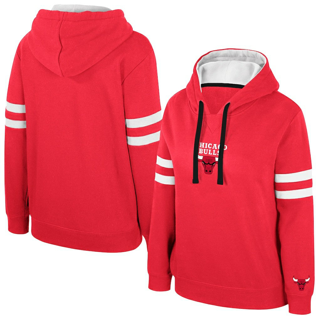 Chicago Bulls Stadium Essentials Women's Road Game Pullover Hoodie - Red discount