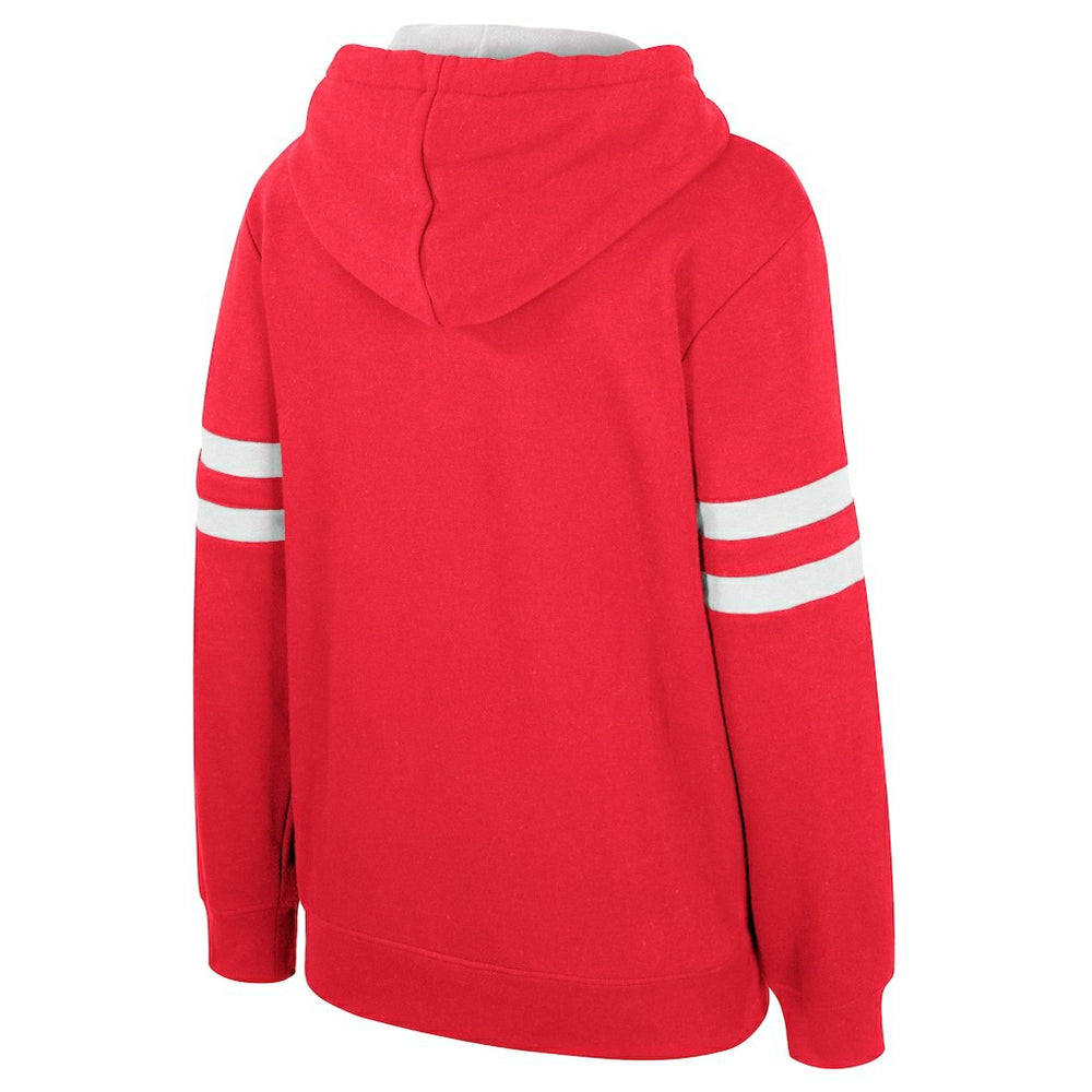 Chicago Bulls Stadium Essentials Women's Road Game Pullover Hoodie - Red discount