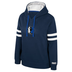 Dallas Mavericks Stadium Essentials Women's Road Game Pullover Hoodie sale - Navy on sale