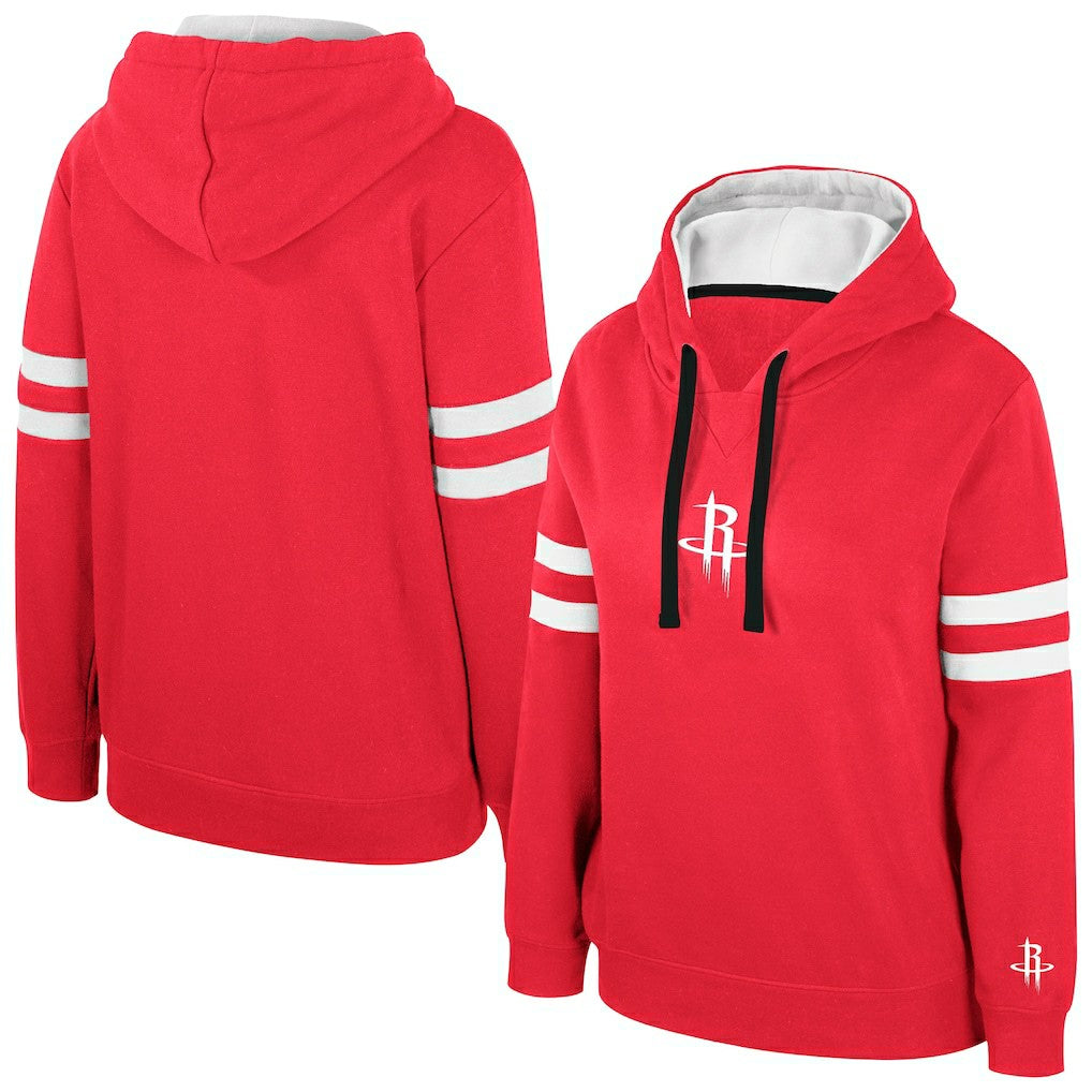 Houston Rockets Stadium Essentials Women's Road Game Pullover Hoodie sale - Red on sale