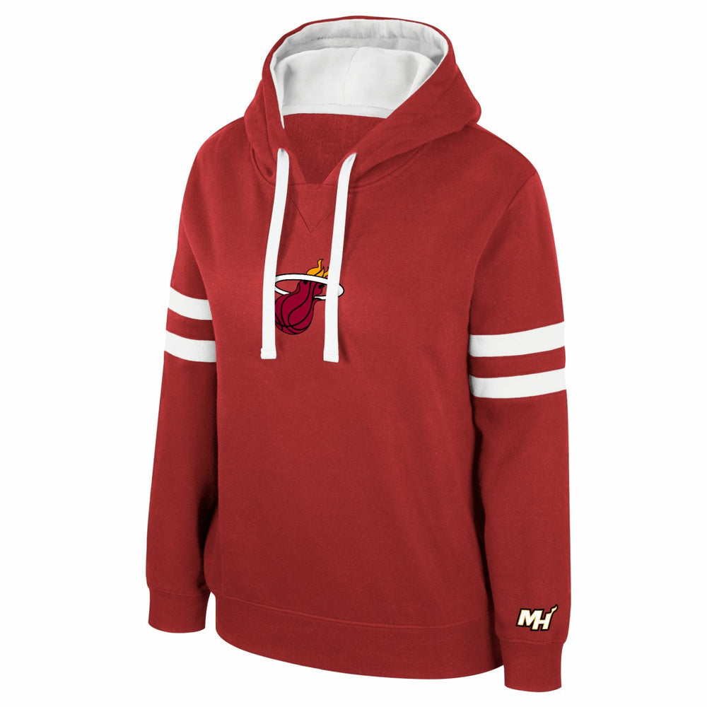 Miami Heat Stadium Essentials Women's Road Game Pullover Hoodie - Dark Red outlet