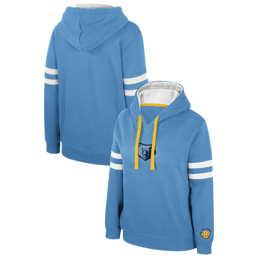Memphis Grizzlies Stadium Essentials Women's Road Game Pullover Hoodie - Light Blue discount