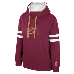 Cleveland Cavaliers Stadium Essentials Women's Road Game Pullover Hoodie sale - Wine outlet