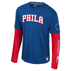 Philadelphia 76ers Stadium Essentials Unisex Spectator 2fer Long Sleeve T-Shirt - Royal shop