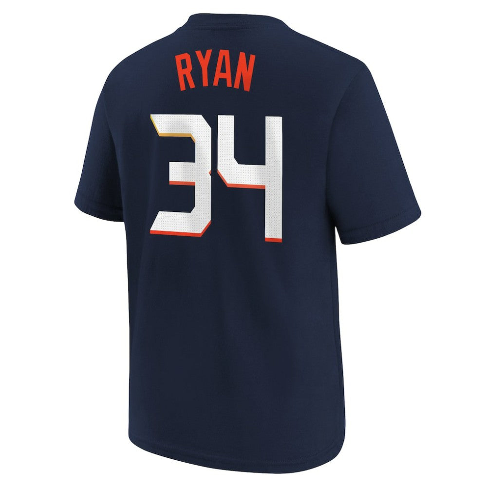 Nolan Ryan Houston Astros Youth Fuse City Connect Name & Number T-Shirt - Navy | Nike