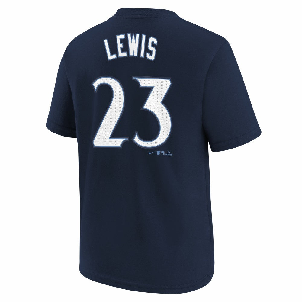 Royce Lewis Minnesota Twins Youth Fuse City Connect Name & Number T-Shirt - Navy | Nike