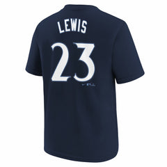 Royce Lewis Minnesota Twins Youth Fuse City Connect Name & Number T-Shirt - Navy | Nike