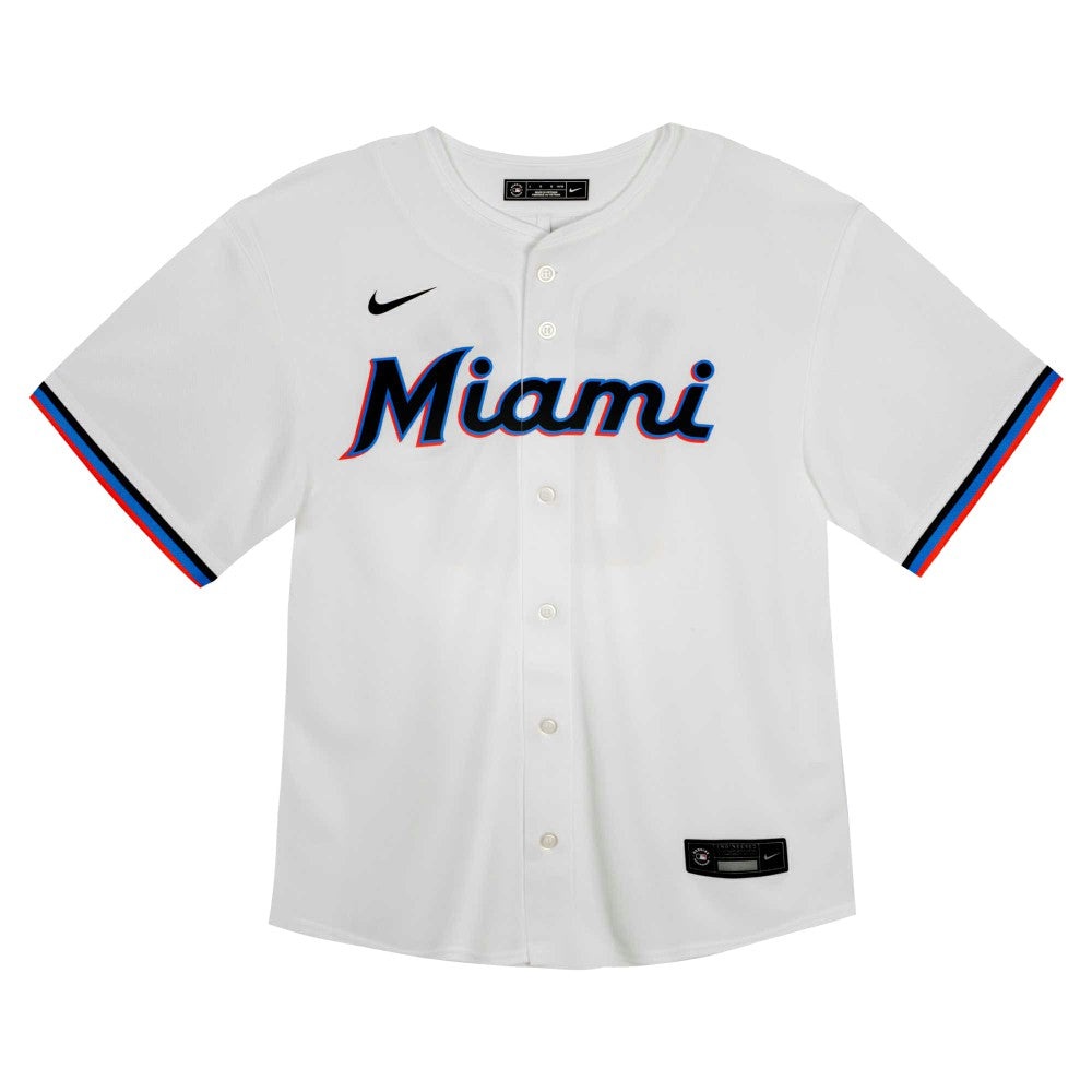 Miami Marlins Youth Home Game Jersey - White | Nike