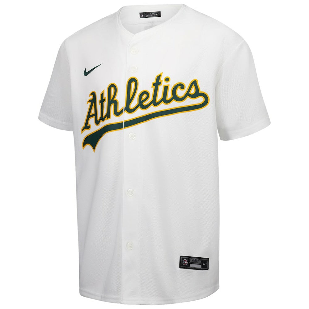Athletics Youth Home Game Jersey - White | Nike