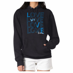 Detroit Lions G-III 4Her by Carl Banks Women's Love Team Fleece Tri-Blend Pullover Hoodie - Black outlet