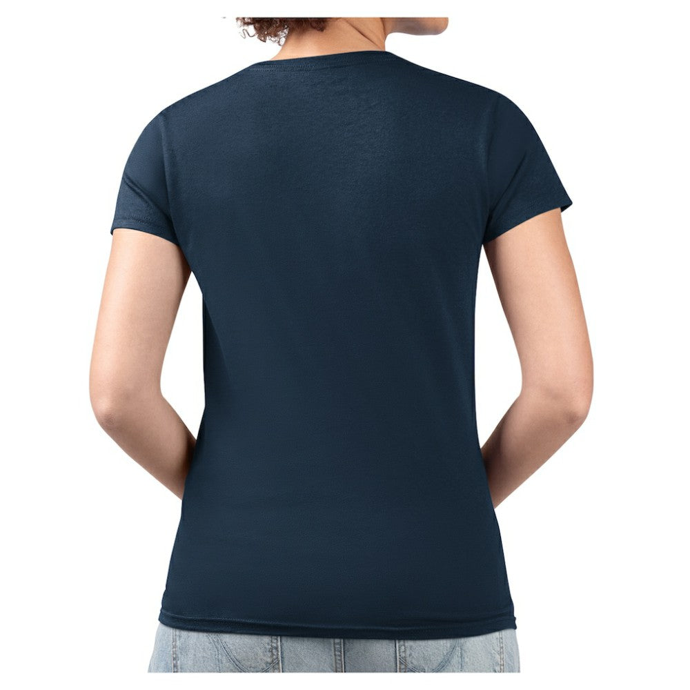 Boston Red Sox G-III 4Her by Carl Banks Women's Super-Slim Fit Lightweight Heart V-Neck T-Shirt - Navy