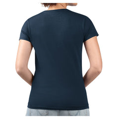 Boston Red Sox G-III 4Her by Carl Banks Women's Super-Slim Fit Lightweight Heart V-Neck T-Shirt - Navy