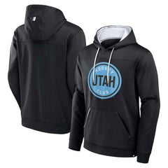 Utah Mammoth Fanatics Defender Fleece Pullover Hoodie Black