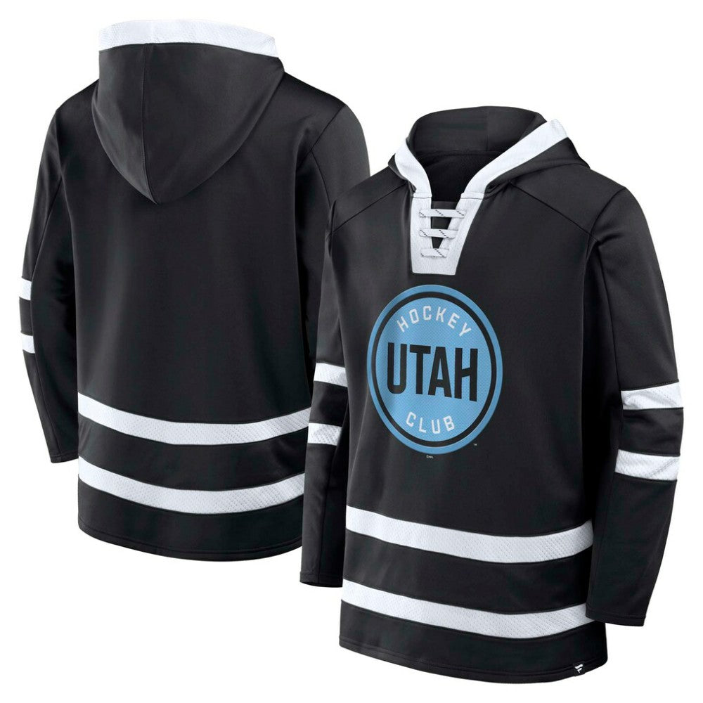 Utah Mammoth Fanatics Inside Line Pullover Hoodie Black