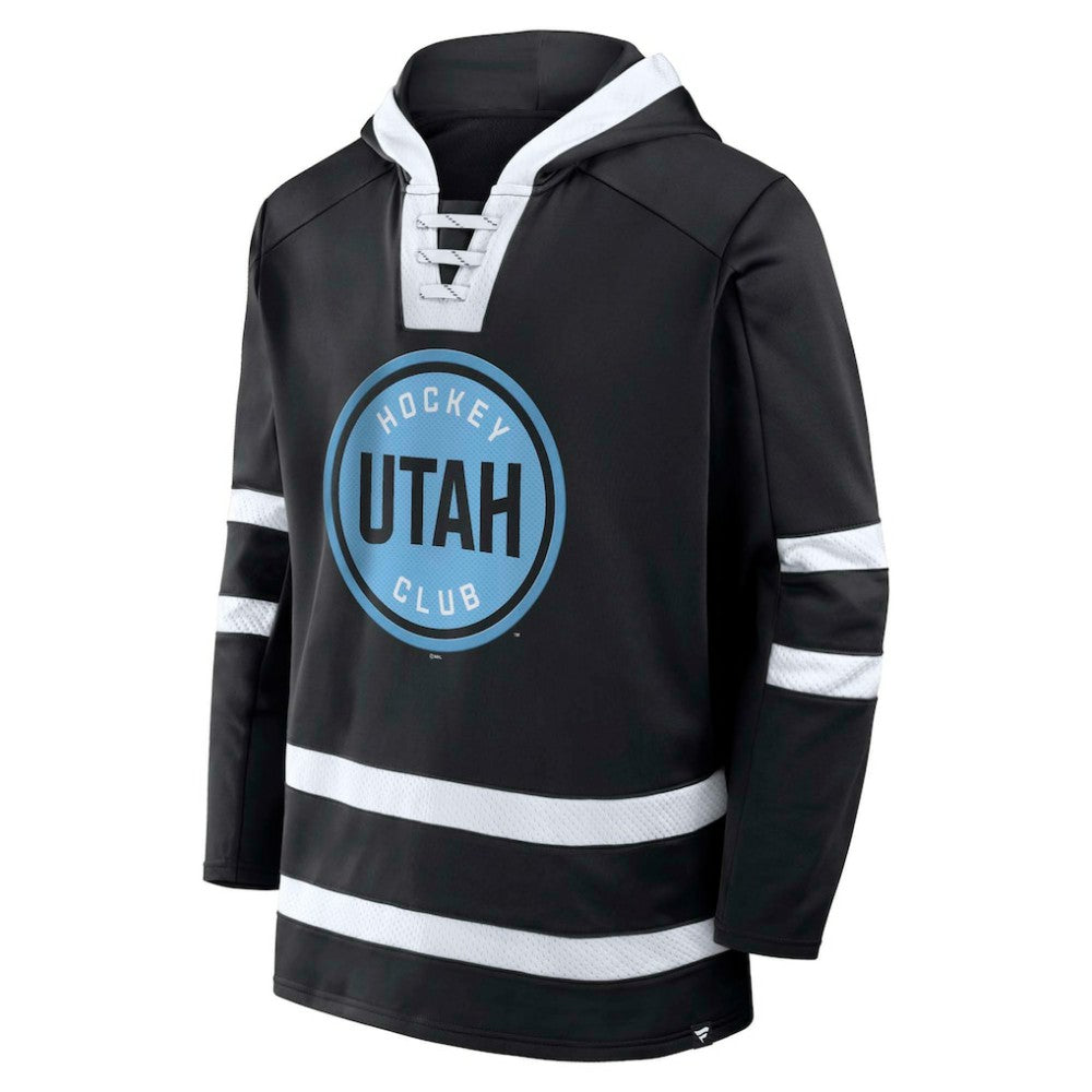 Utah Mammoth Fanatics Inside Line Pullover Hoodie Black