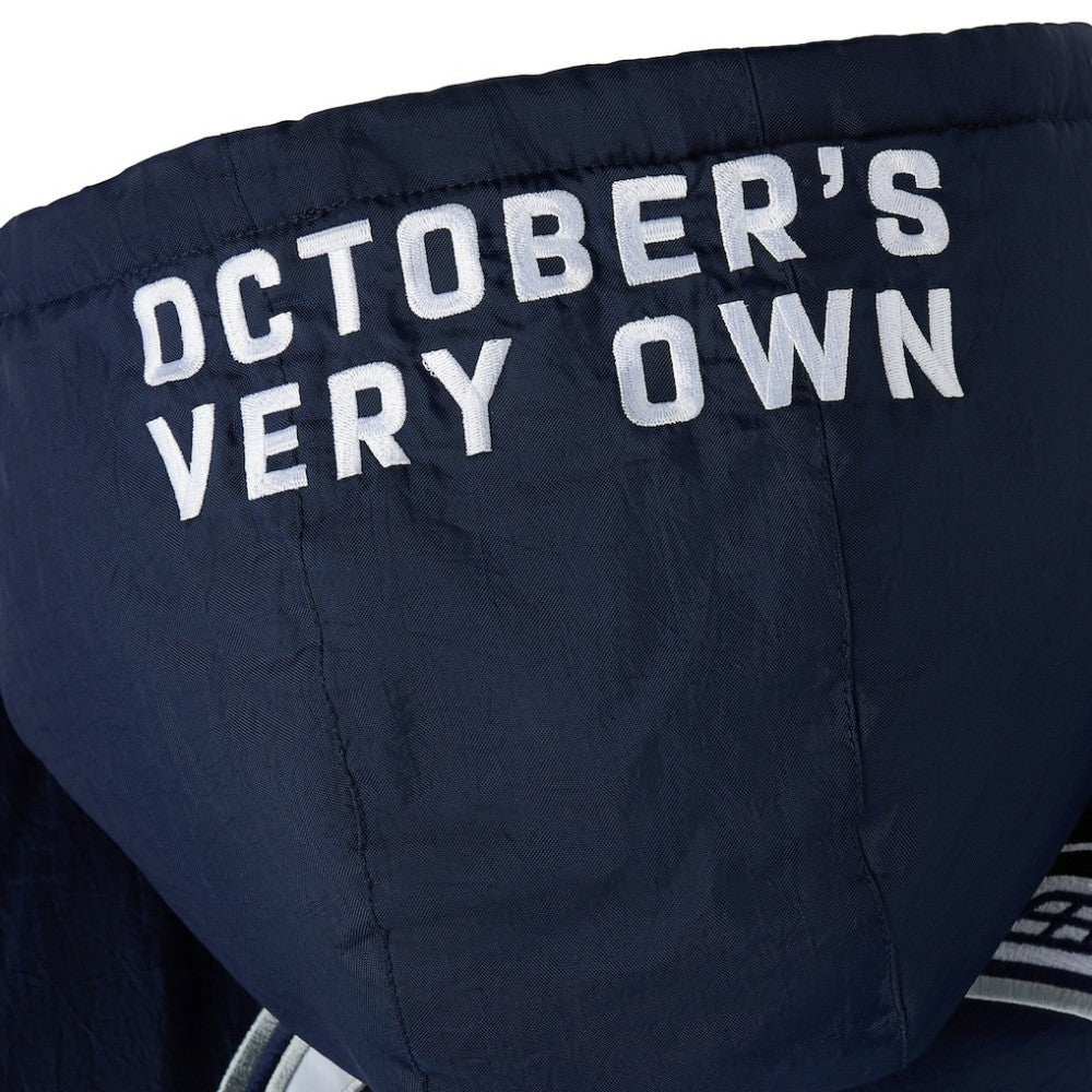 Vancouver Canucks OVO x Starter Half-Zip Hooded Jacket Blue