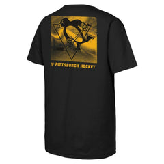 Pittsburgh Penguins Youth Atmosphere T-Shirt Black