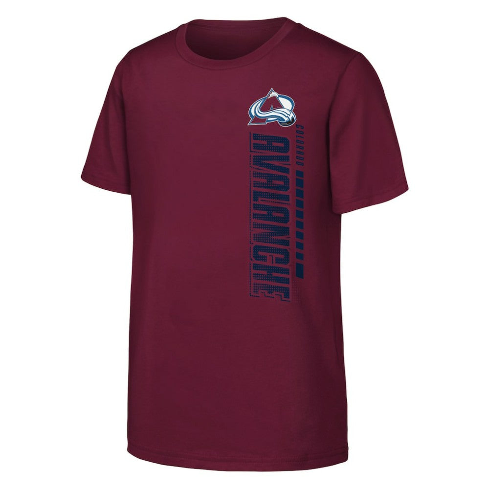 Colorado Avalanche Youth Atmosphere T-Shirt Burgundy