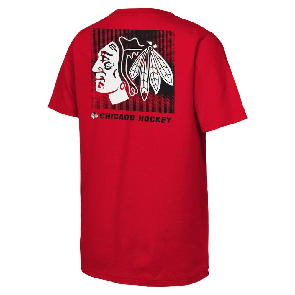 Chicago Blackhawks Youth Atmosphere T-Shirt Red