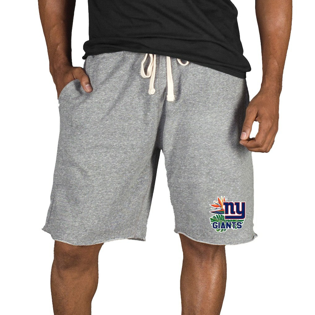 New York Giants Concepts Sport Mainstream Tri-Blend Shorts - Gray discount