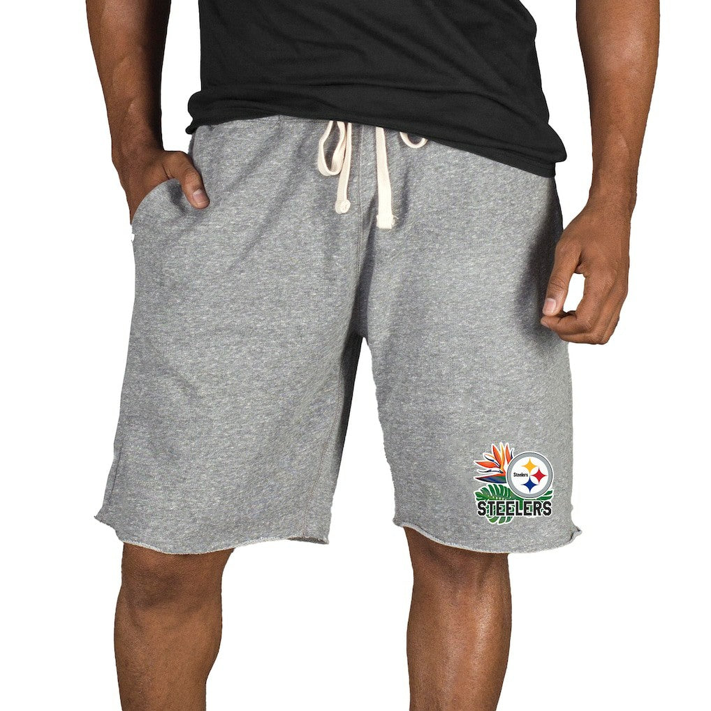Pittsburgh Steelers Concepts Sport Mainstream Tri-Blend Shorts - Gray online