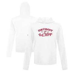 Detroit Red Wings Levelwear Anthem Ice Wall Pullover Hoodie White
