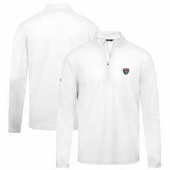 Florida Panthers Levelwear Heron Insignia Core Quarter-Zip Jacket White