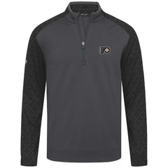 Philadelphia Flyers Levelwear Aztec Insignia Core Quarter-Zip Pullover Top Charcoal