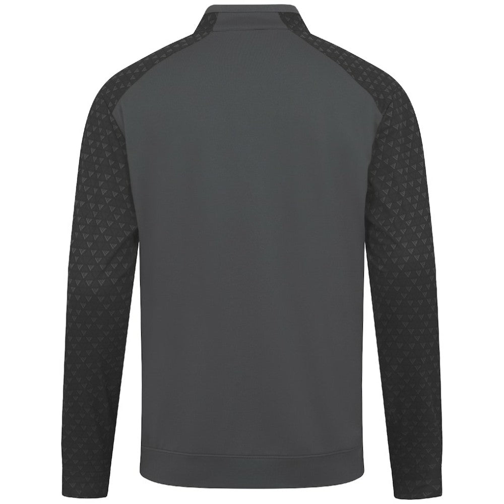 Chicago Blackhawks Levelwear Aztec Insignia Core Quarter-Zip Pullover Top Charcoal