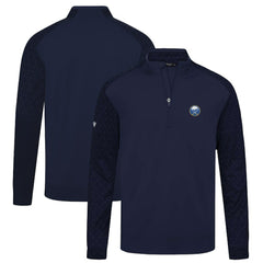 Buffalo Sabres Levelwear Aztec Insignia Core Quarter-Zip Pullover Top Navy
