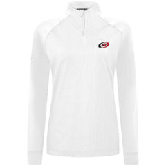 Carolina Hurricanes Levelwear Women's Amethyst Insignia Core Quarter-Zip Jacket White