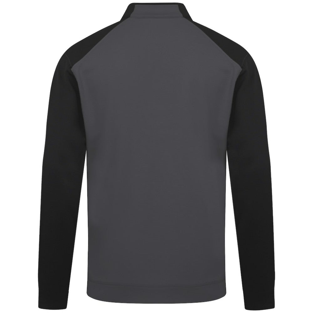 Minnesota Wild Levelwear Bayou Insignia Core Quarter-Zip Pullover Top Charcoal