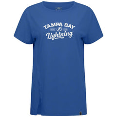 Tampa Bay Lightning Levelwear Women's Influx Ice Wall T-Shirt Blue