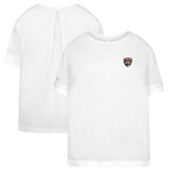 Florida Panthers Levelwear Women's Tulip Primary Logo T-Shirt White