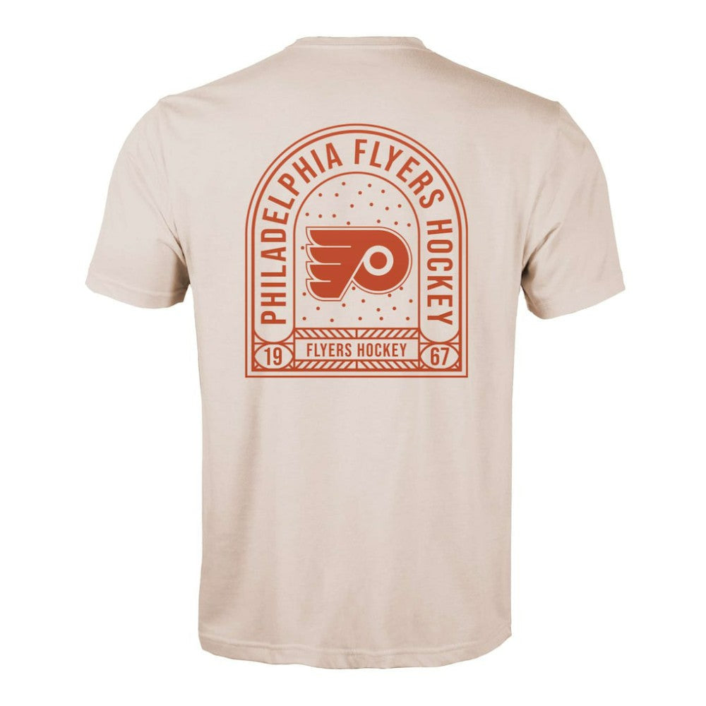 Philadelphia Flyers Levelwear Richmond Stained Glass T-Shirt Khaki
