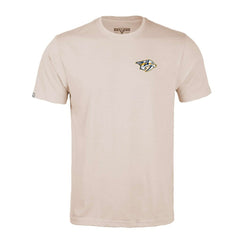 Nashville Predators Levelwear Richmond Stained Glass T-Shirt Khaki