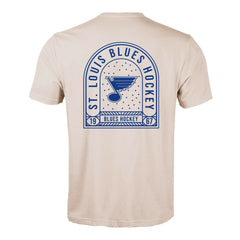 St. Louis Blues Levelwear Richmond Stained Glass T-Shirt Khaki