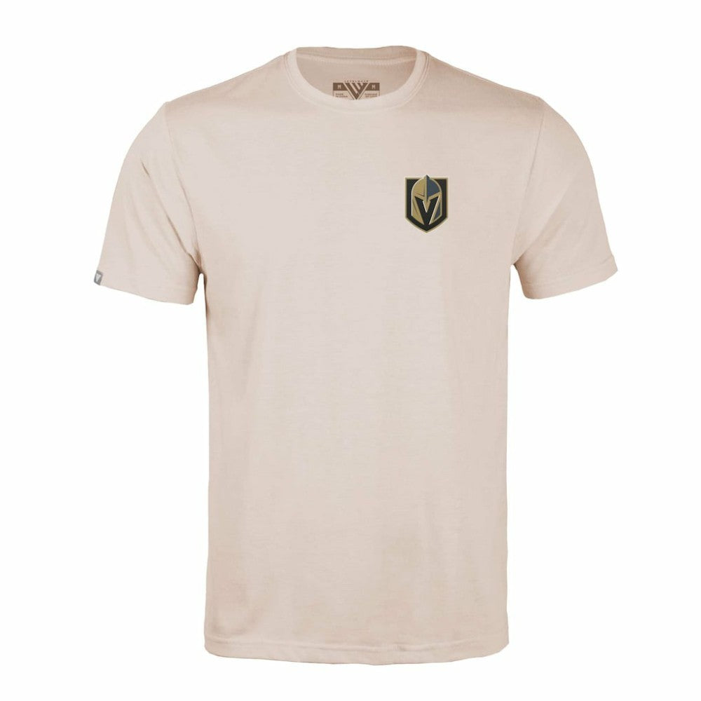 Vegas Golden Knights Levelwear Richmond Stained Glass T-Shirt Khaki