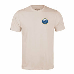 Buffalo Sabres Levelwear Richmond Stained Glass T-Shirt Khaki