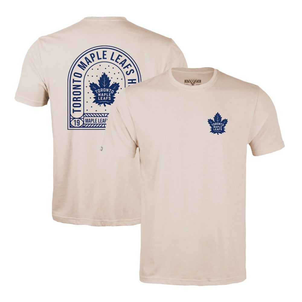 Toronto Maple Leafs Levelwear Richmond Stained Glass T-Shirt Khaki