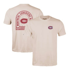 Montreal Canadiens Levelwear Richmond Stained Glass T-Shirt Khaki