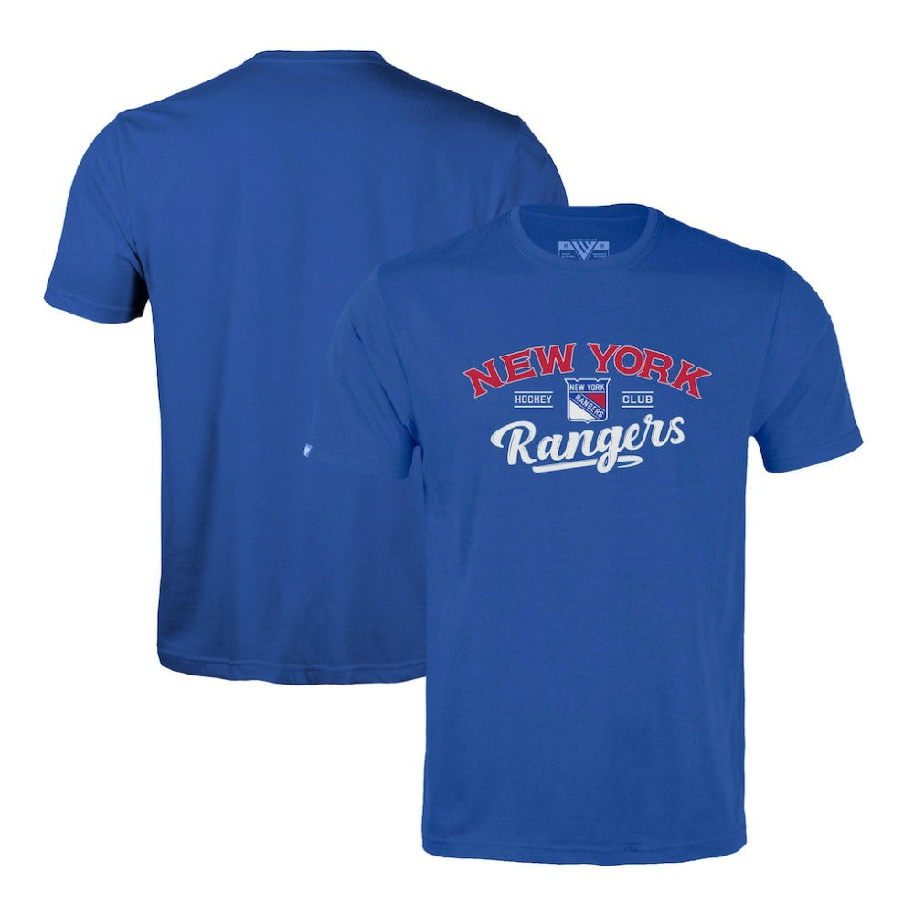 New York Rangers Levelwear Richmond Ice Wall T-Shirt Blue