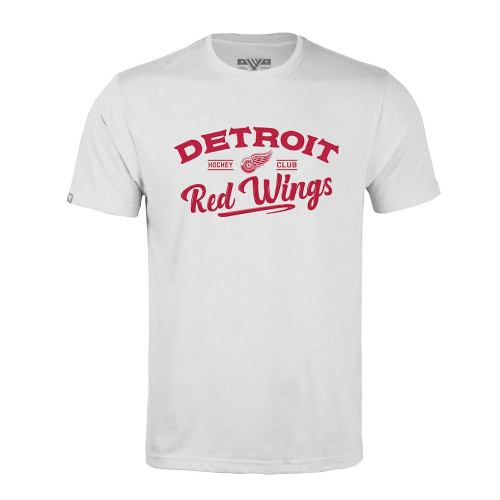 Detroit Red Wings Levelwear Richmond Ice Wall T-Shirt White