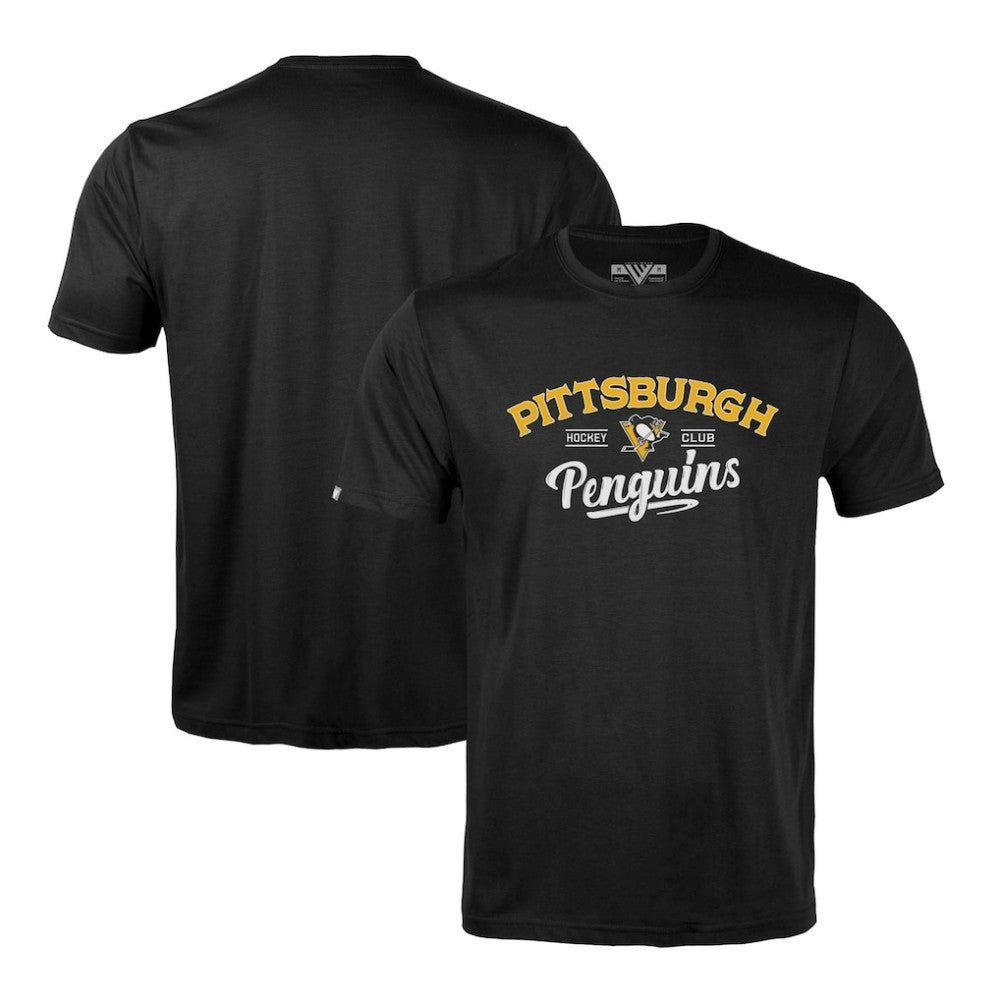 Pittsburgh Penguins Levelwear Richmond Ice Wall T-Shirt Black
