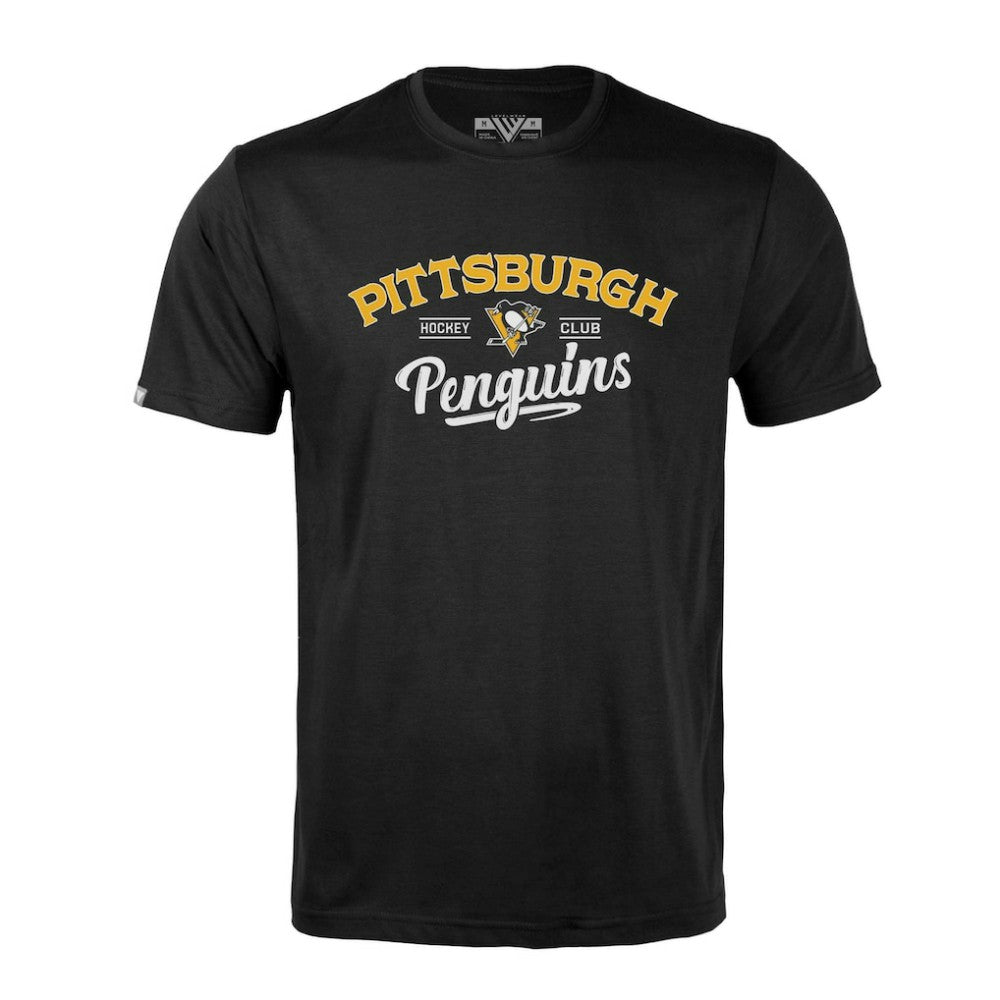 Pittsburgh Penguins Levelwear Richmond Ice Wall T-Shirt Black
