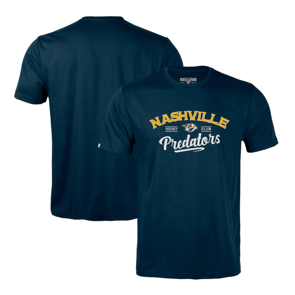 Nashville Predators Levelwear Richmond Ice Wall T-Shirt Navy