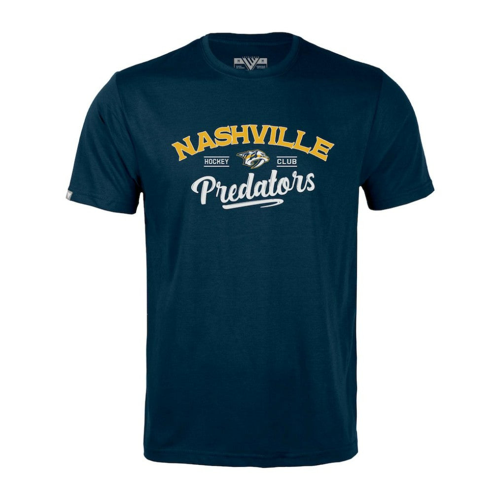 Nashville Predators Levelwear Richmond Ice Wall T-Shirt Navy