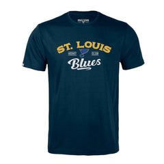 St. Louis Blues Levelwear Richmond Ice Wall T-Shirt Navy