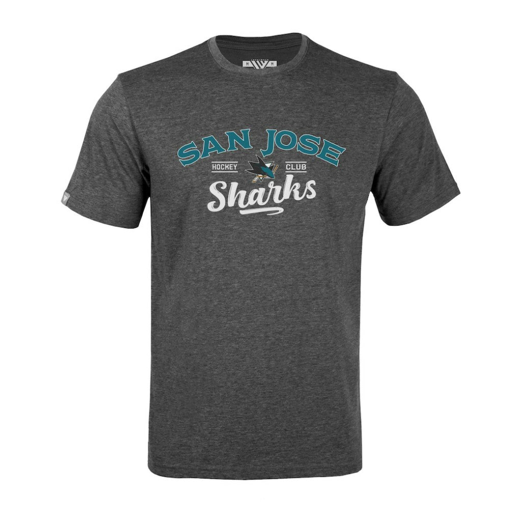 San Jose Sharks Levelwear Richmond Ice Wall T-Shirt Gray